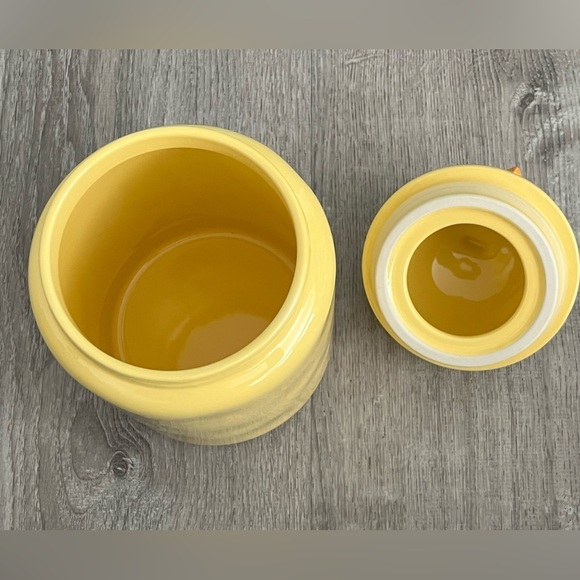 Rae Dunn Yellow Tweet Jar Canister Easter - Picture 3 of 4